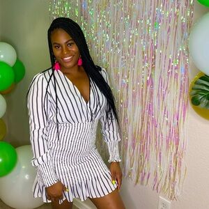 Ruffle Bodycon Mini Dress